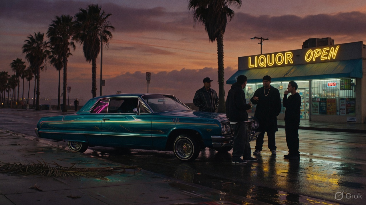 Coastline crew at dusk